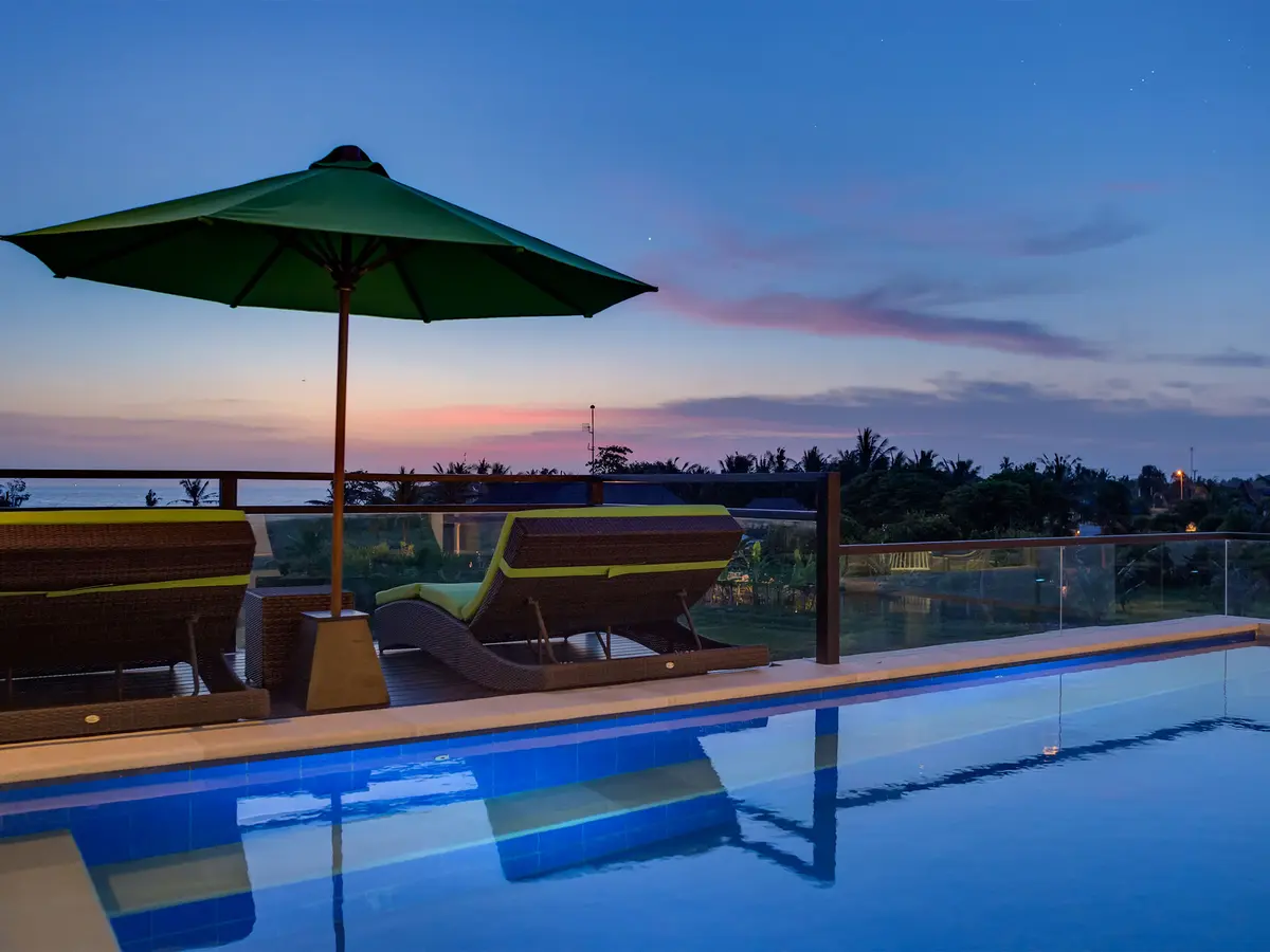 Villa Luwih - Night time view