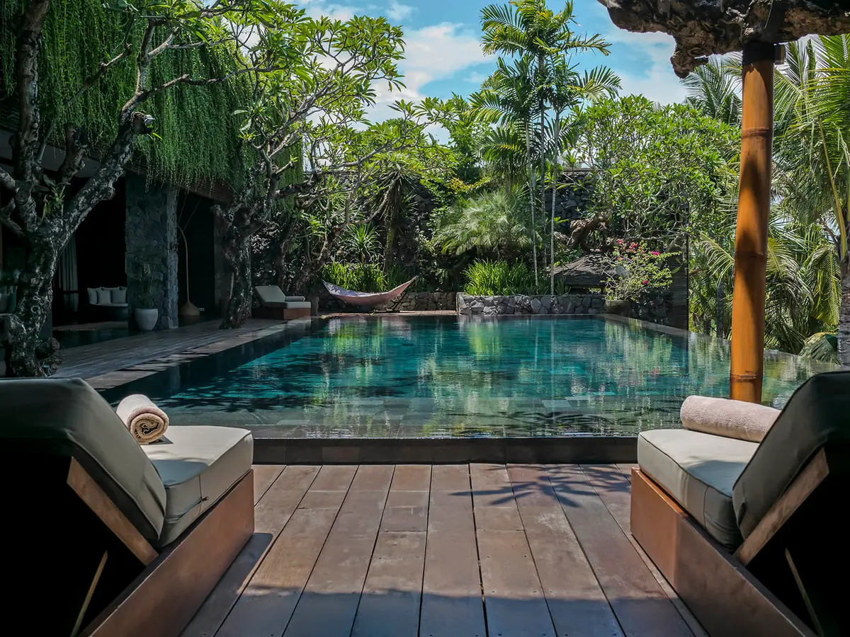 Villa Mana - From the pool edge