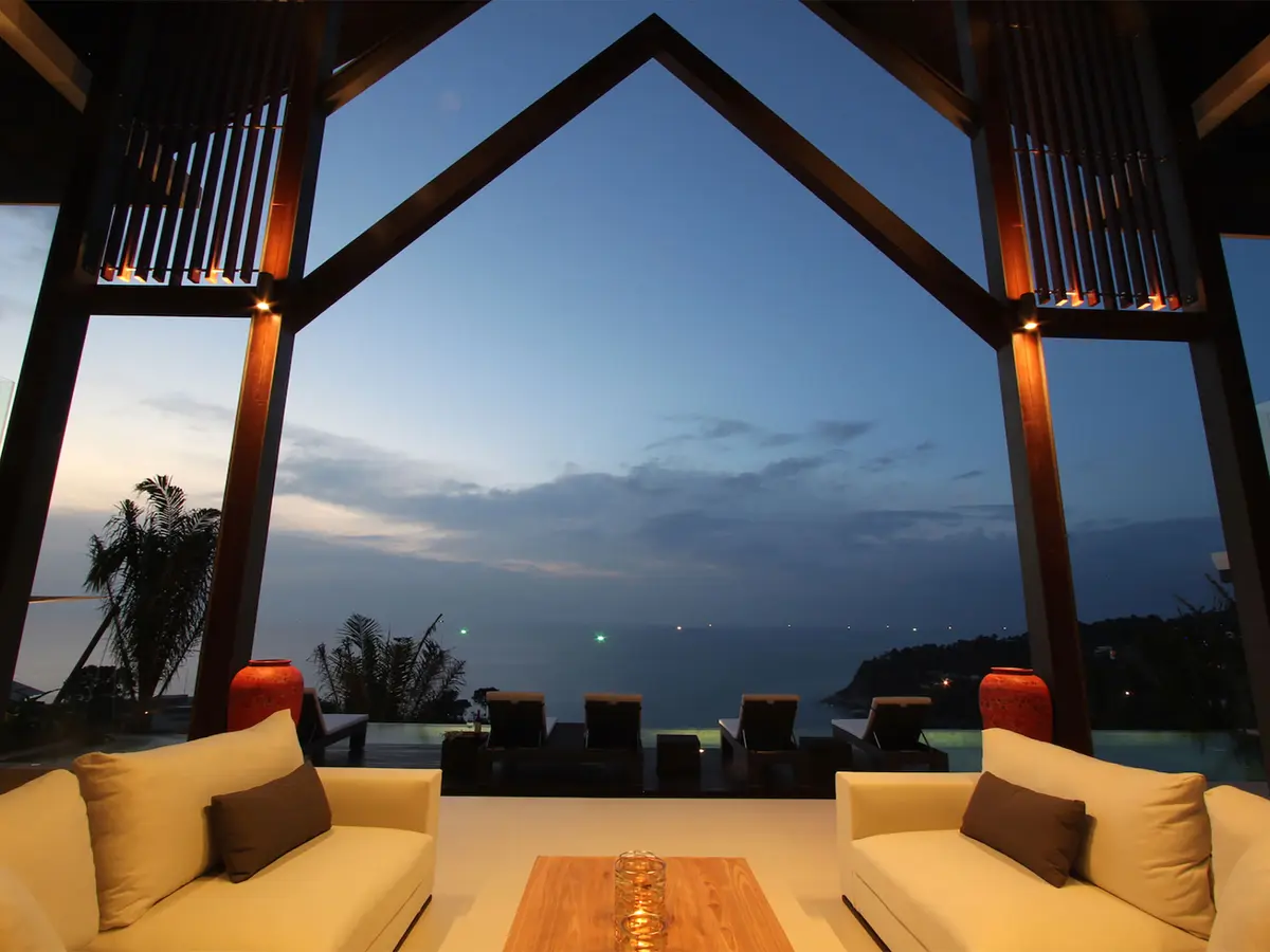 Villa Saan - View from entrance door