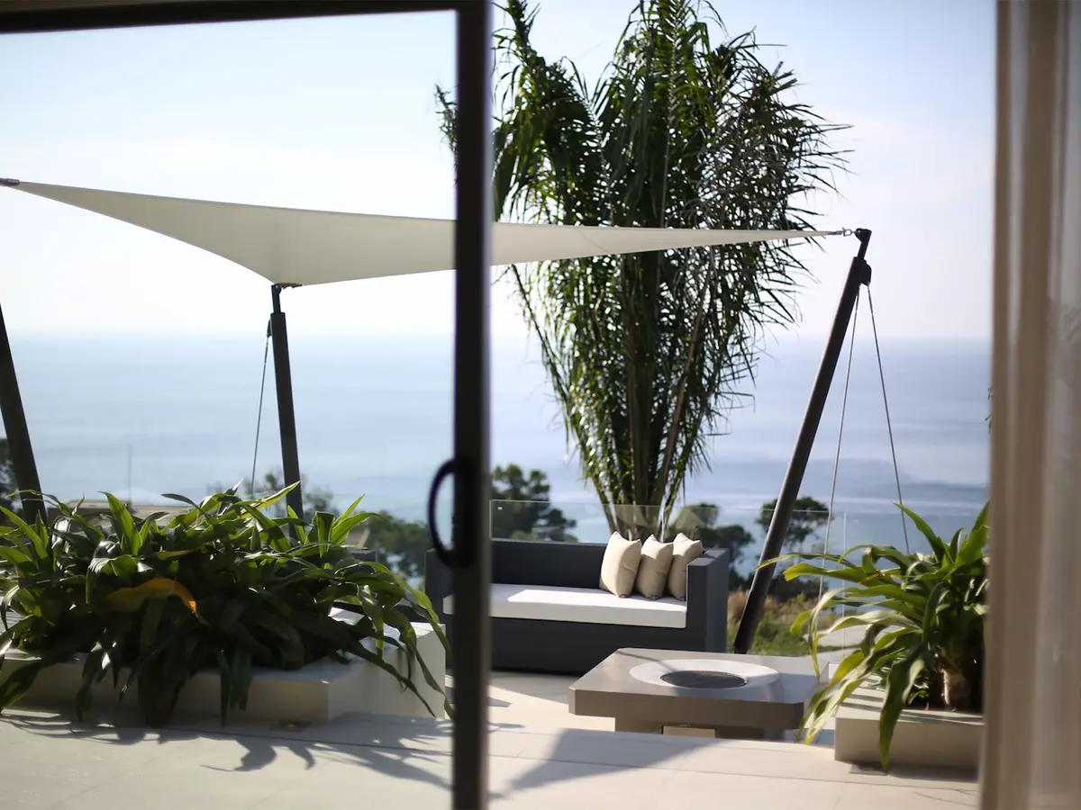 Villa Saan - View from outdoor sofa