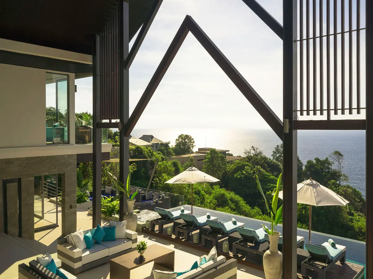 Villa Samira - Central pavilion design