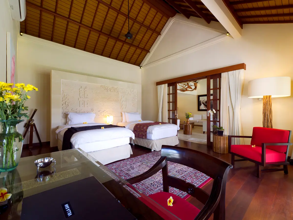 Villa San - Twin bedroom next to master bedroom