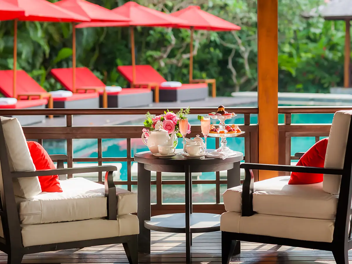 The Beji - Afternoon tea served