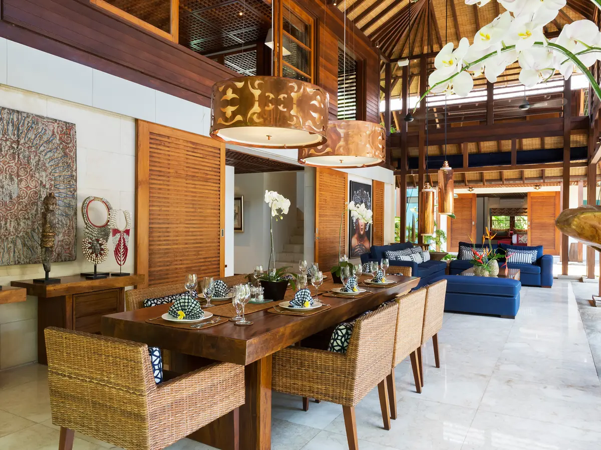 Villa Windu Sari - Dining and living pavilion