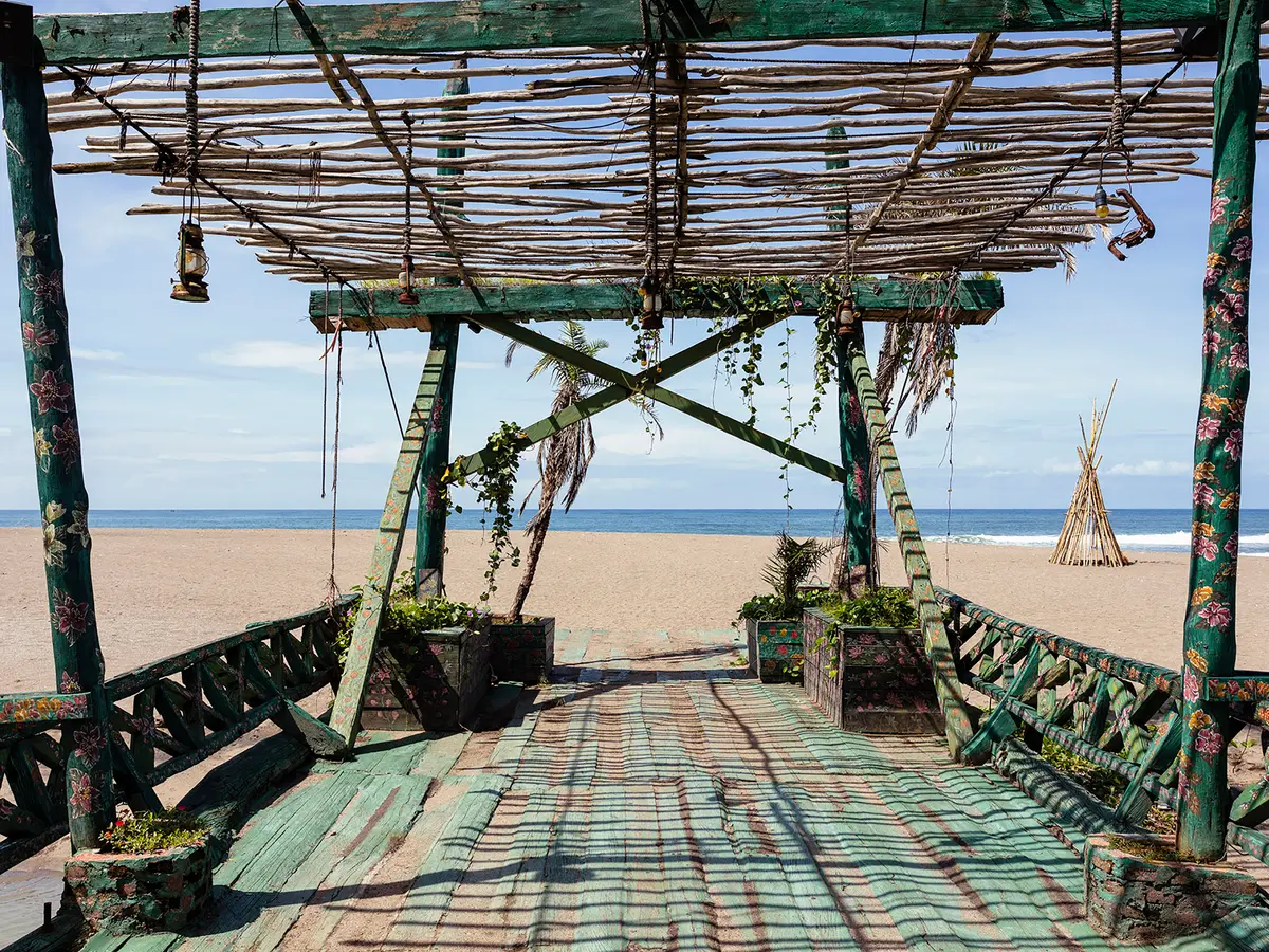 Villa Zelie - Beach access at nearby restaurant