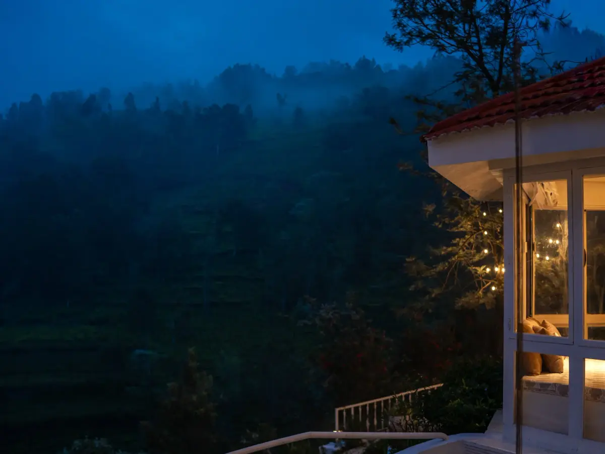 Evening Facade | Private villa | Villa Aikyam