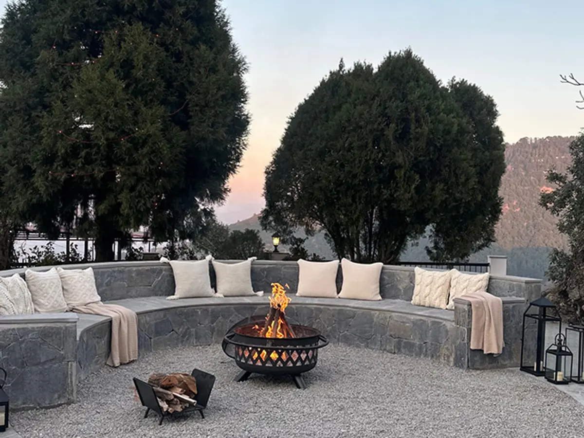 Bonfire Area | Airyland Estate - Villa in Mussoorie