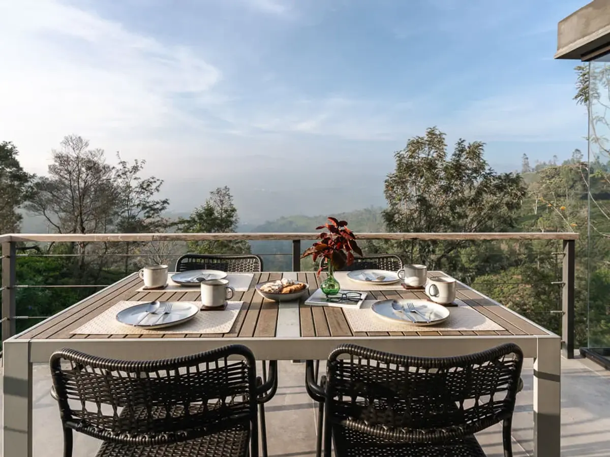 Bedroom 1 Balcony View | Villas In Coonoor | Amani Villas 10B