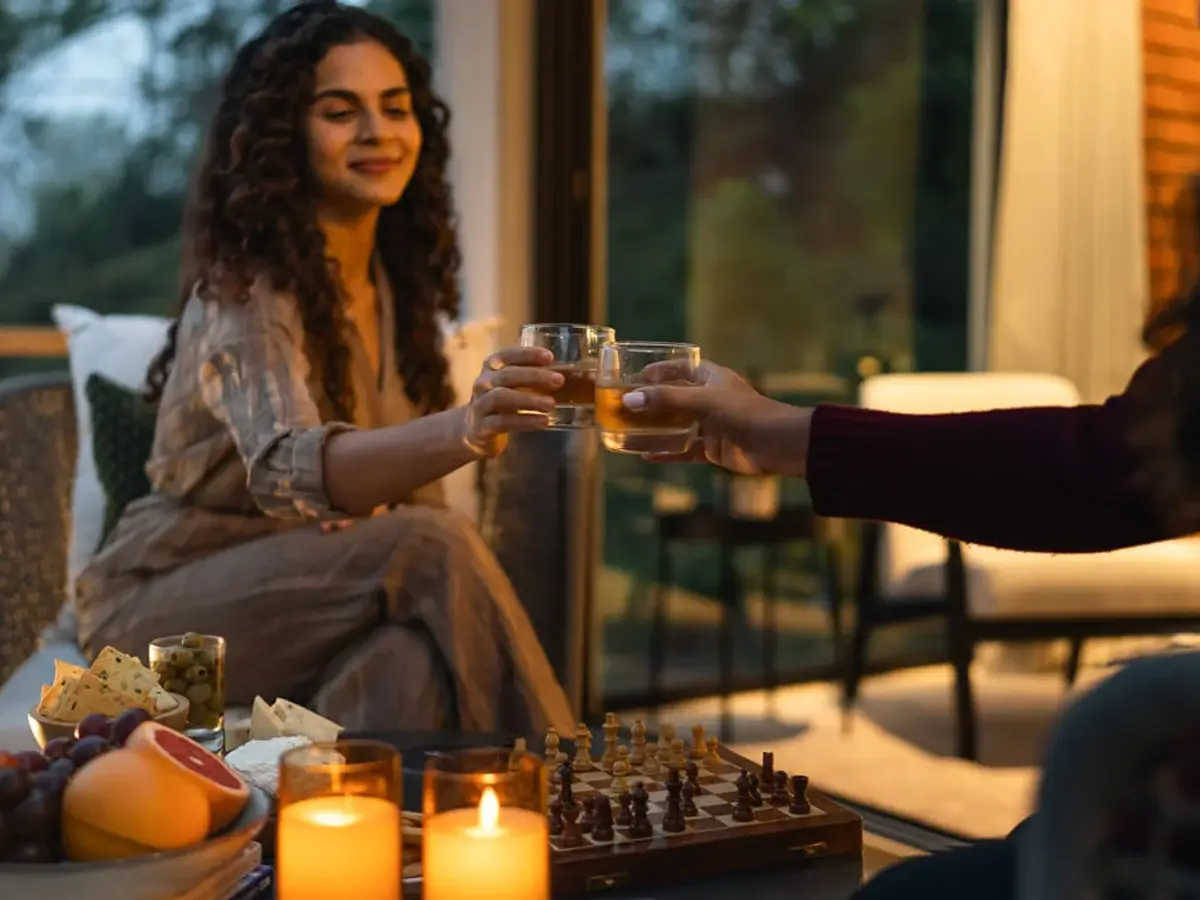 Evening Balcony Setup | Live on Mountains | Villa 10B by Amani Villas