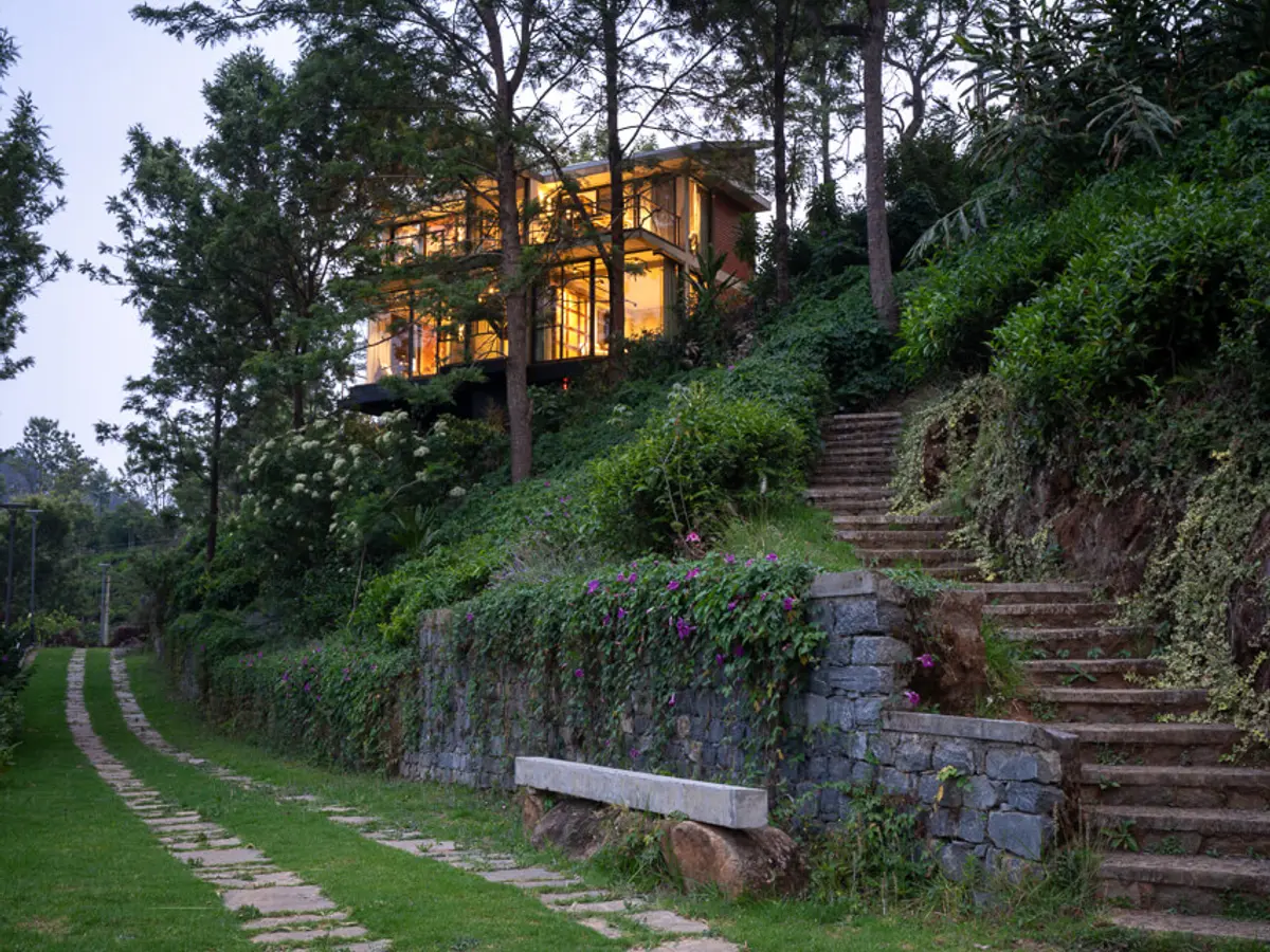 Night Facade | Amani Villa 8A by Lohono Stays 
