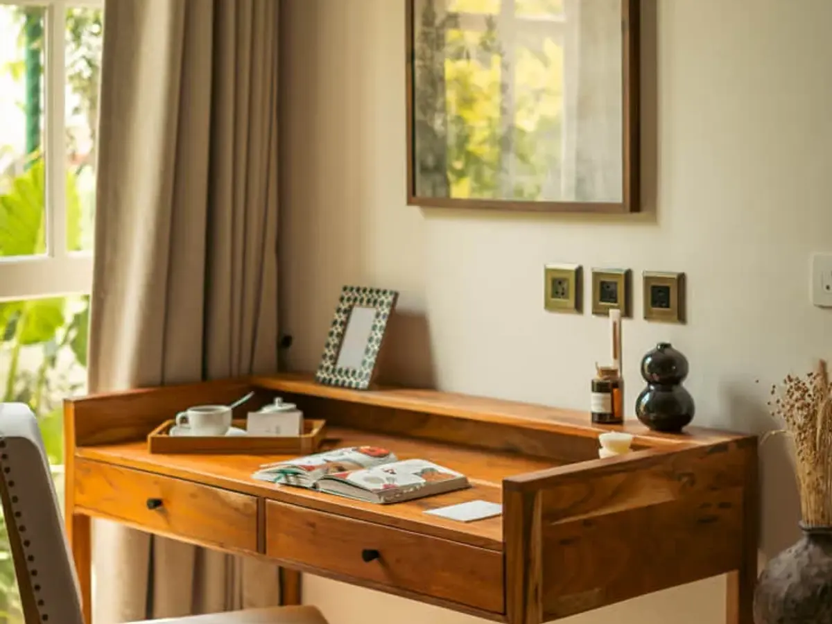 Bedroom with Study | Amora Villa B | Goa