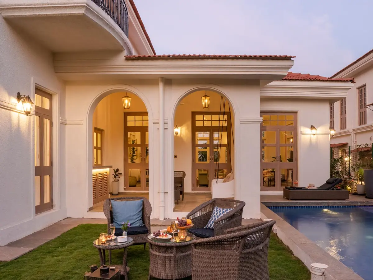 Aurelia Villa C - Evening Setup View