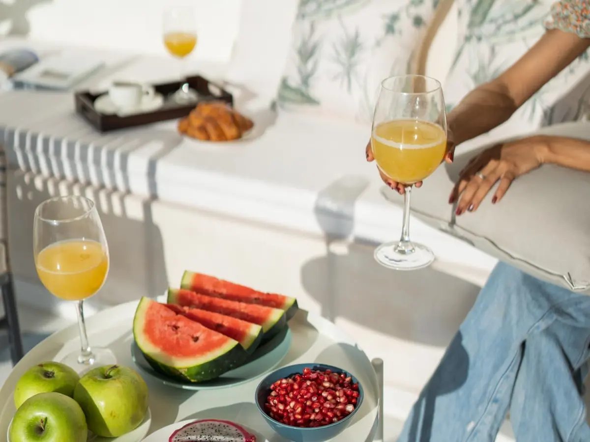 Aurelia Villa G - Patio breakfast