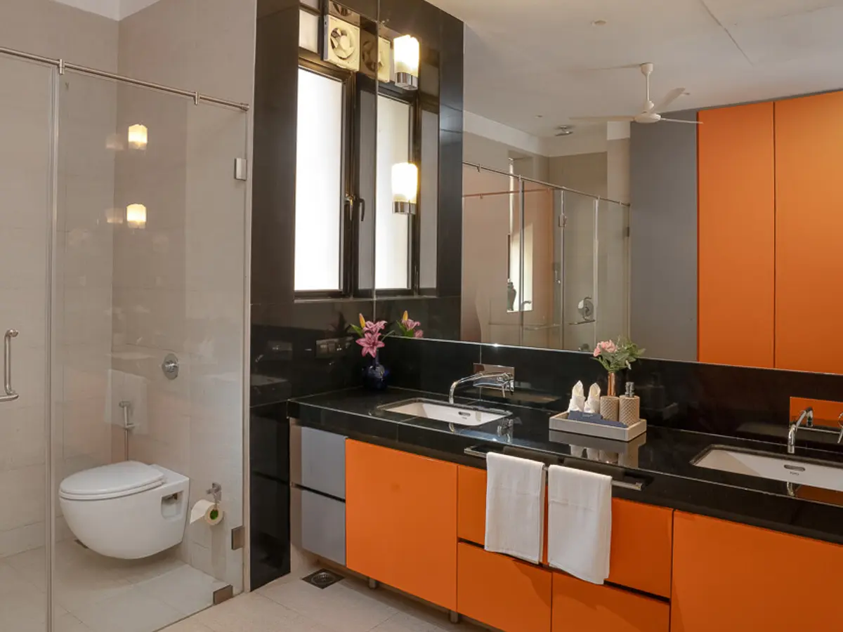 Kids Room Bathroom | Bamboo Breeze by Lohono Stays