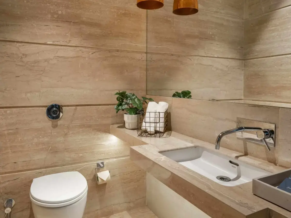 Bathroom 2 | Bamboo Breeze, Lonavala : Lohono Stays