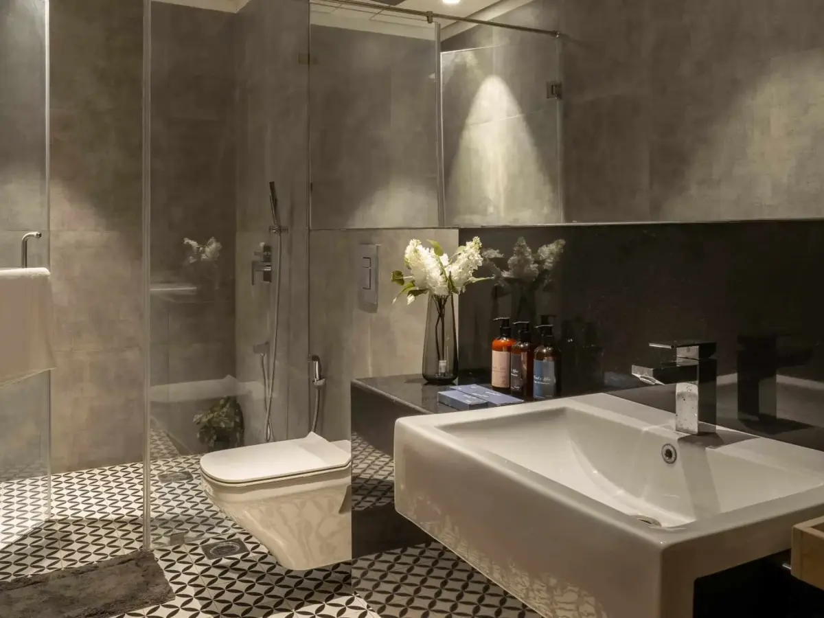 Bathroom 3 | Bamboo Breeze, Lonavala : Lohono Stays