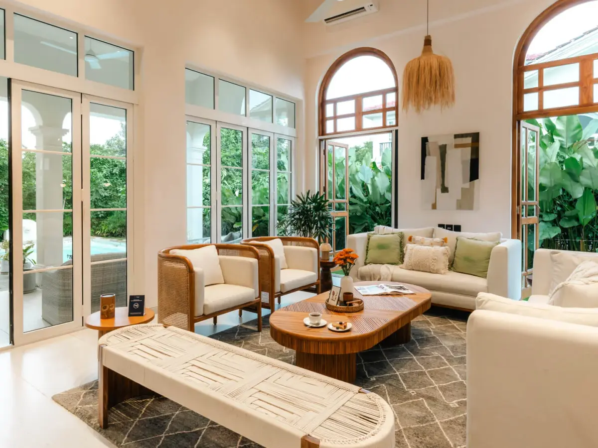 Living Area & Dining Area | Beleza Villa D by Lohono Stays