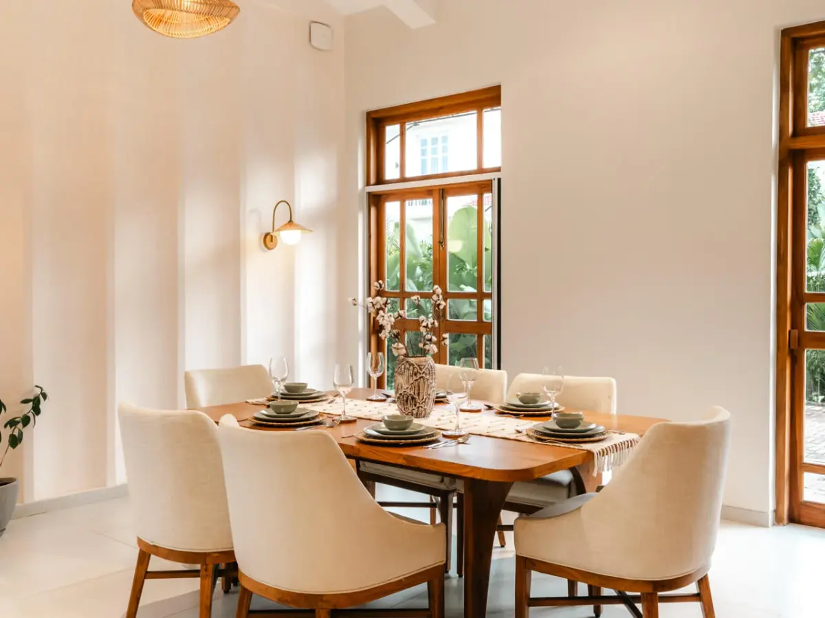 Living Area & Dining Area | Beleza Villa D by Lohono Stays