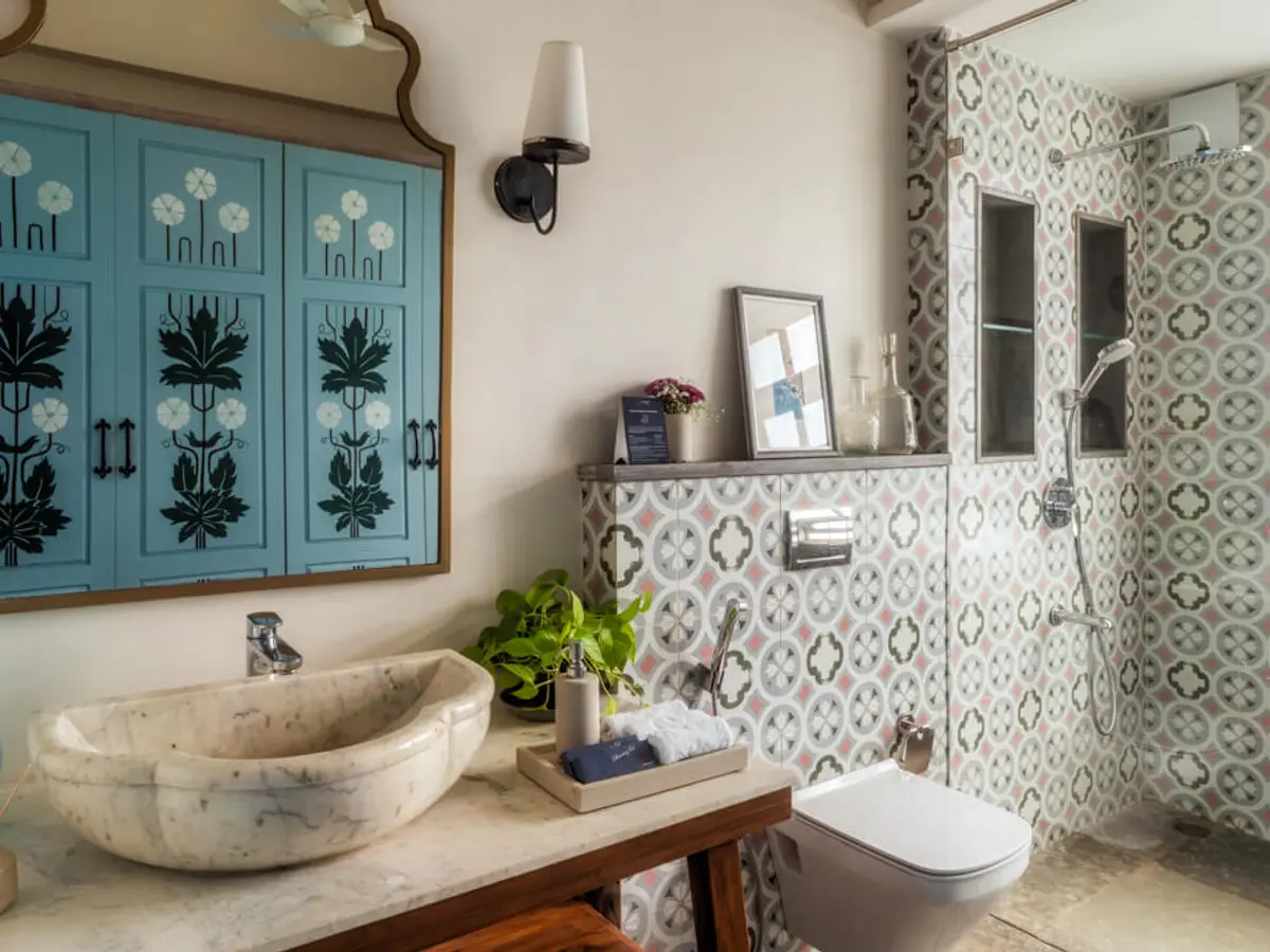 Bathroom 1 | Calisto Villa E, Goa by Lohono Stays
