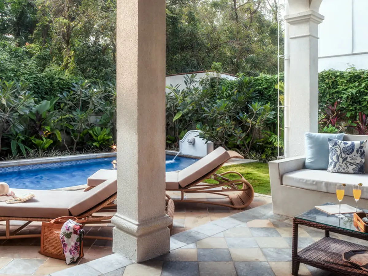 Poolside | Calisto Villa E by Lohono Stays