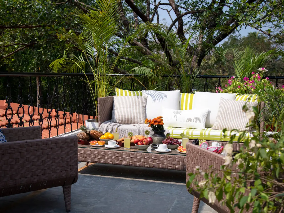 Colina Villa F - Terrace - Breakfast Setup
