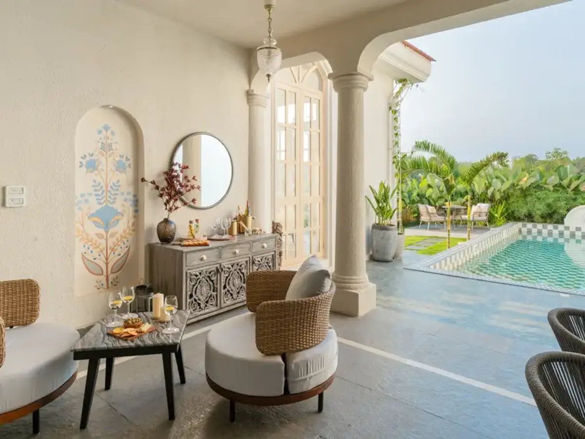 Poolside Seating | Enia Villa D, Goa