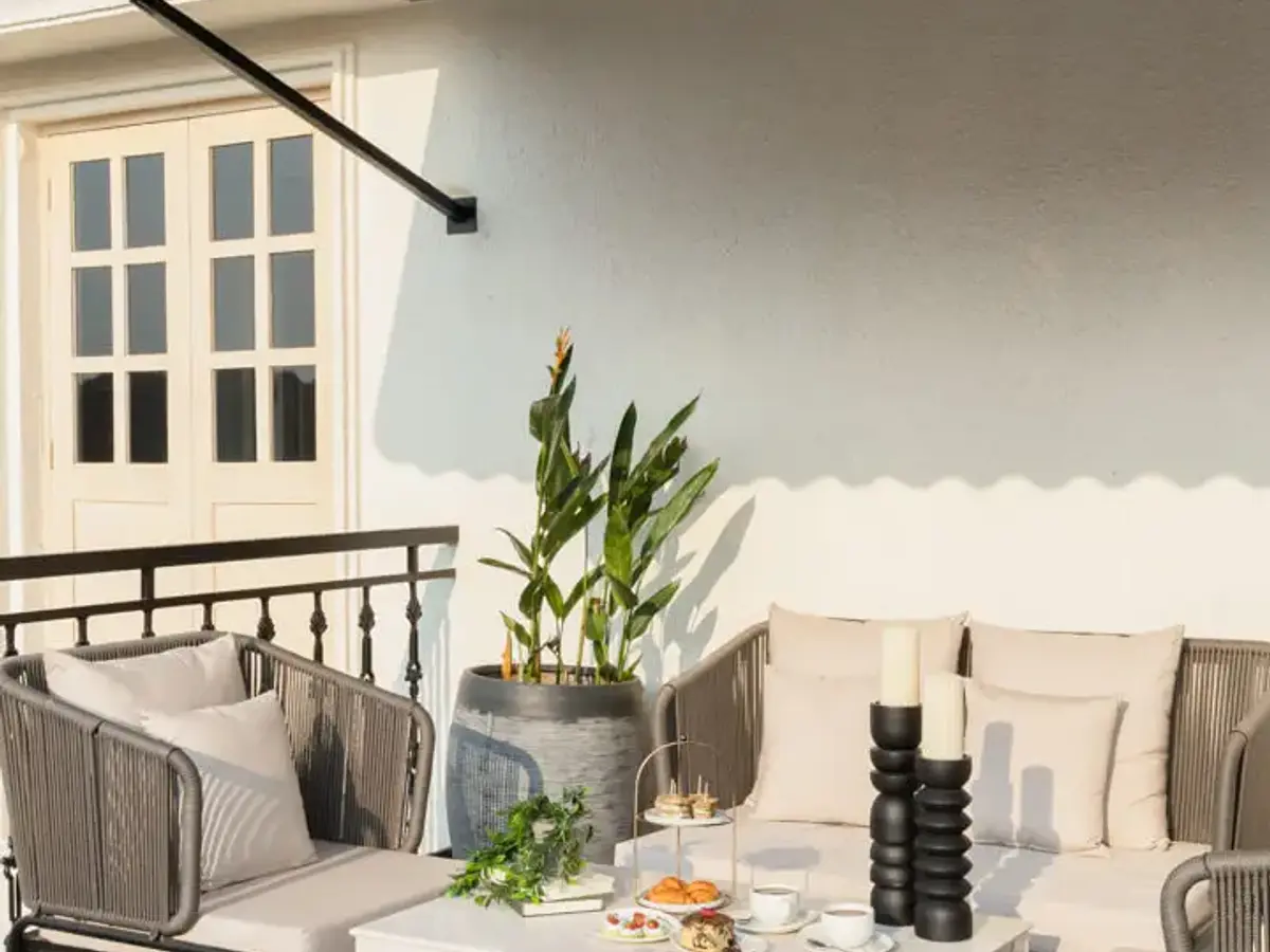 Terrace Seating Area | Enia Villa D, Goa