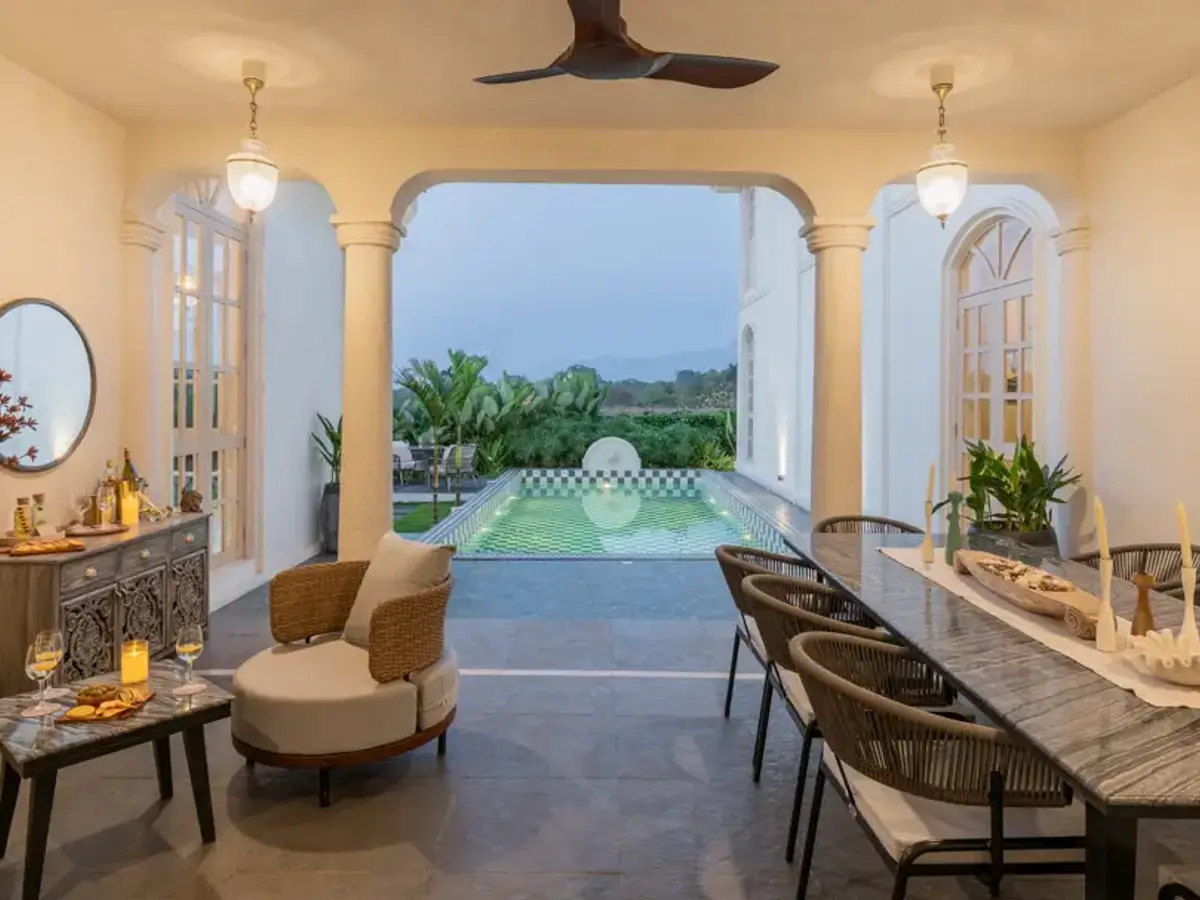 Poolside Seating | Enia Villa D, Goa