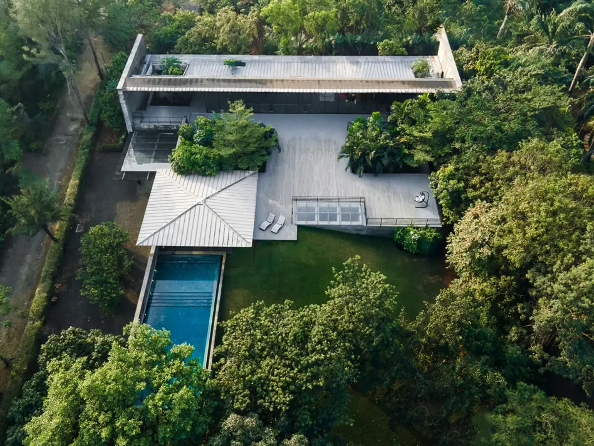 Aerial View | Gomti by Lohono Stays