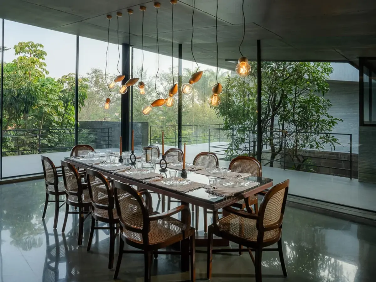 Big Dinning Area | Gomati by Lohono Stays