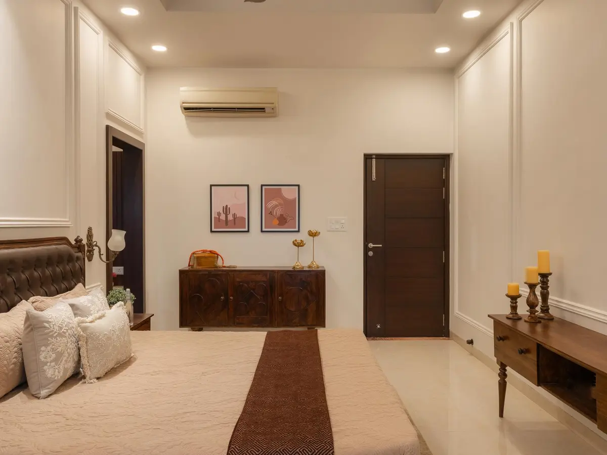 Bedroom 1 - Morbaugh at Kothari Gadh | Villa in Jaipur