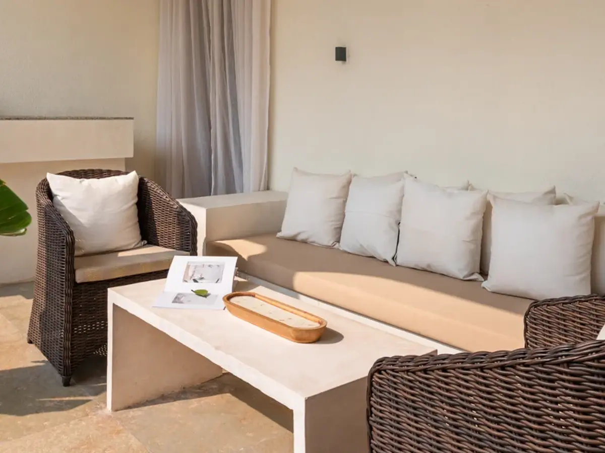 Outdoor Seating Area | Mila Villa 5 by Lohono Stay