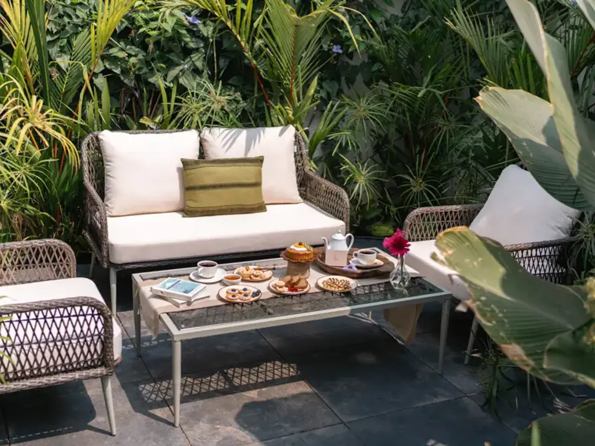 Outdoor Seating Area | Mila Villa 5 by Lohono Stay