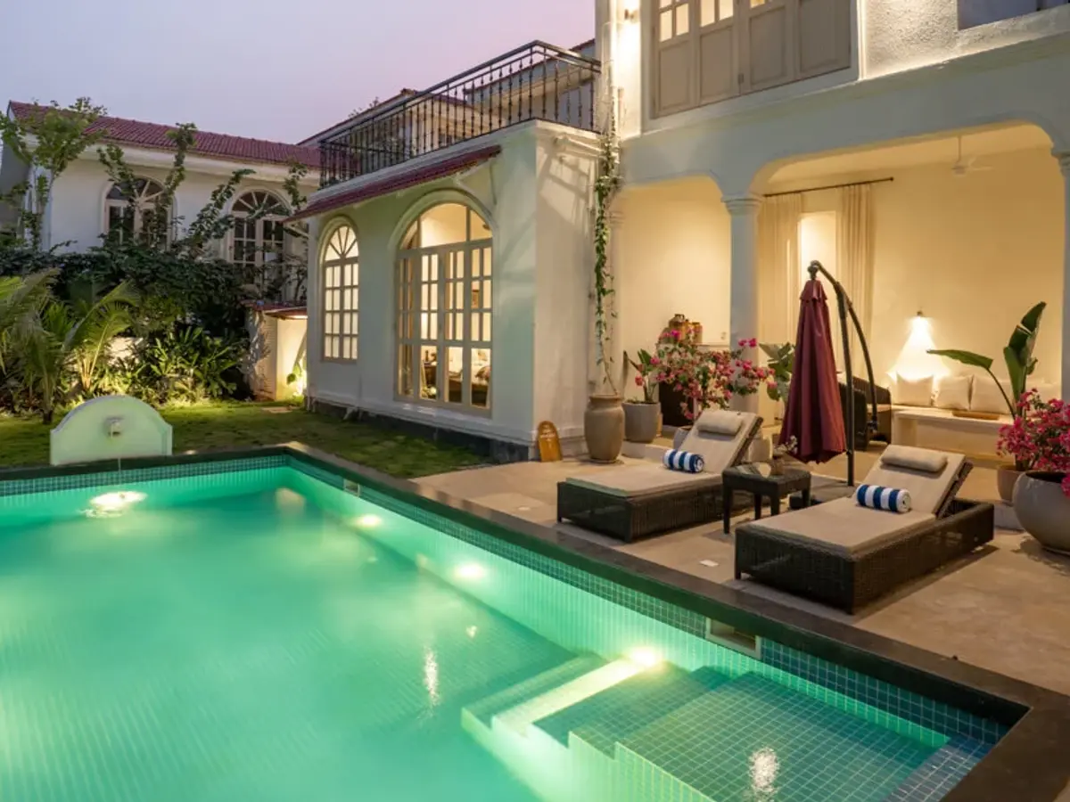 Evening Pool Views | Mila Villa 5 by Lohono Stay