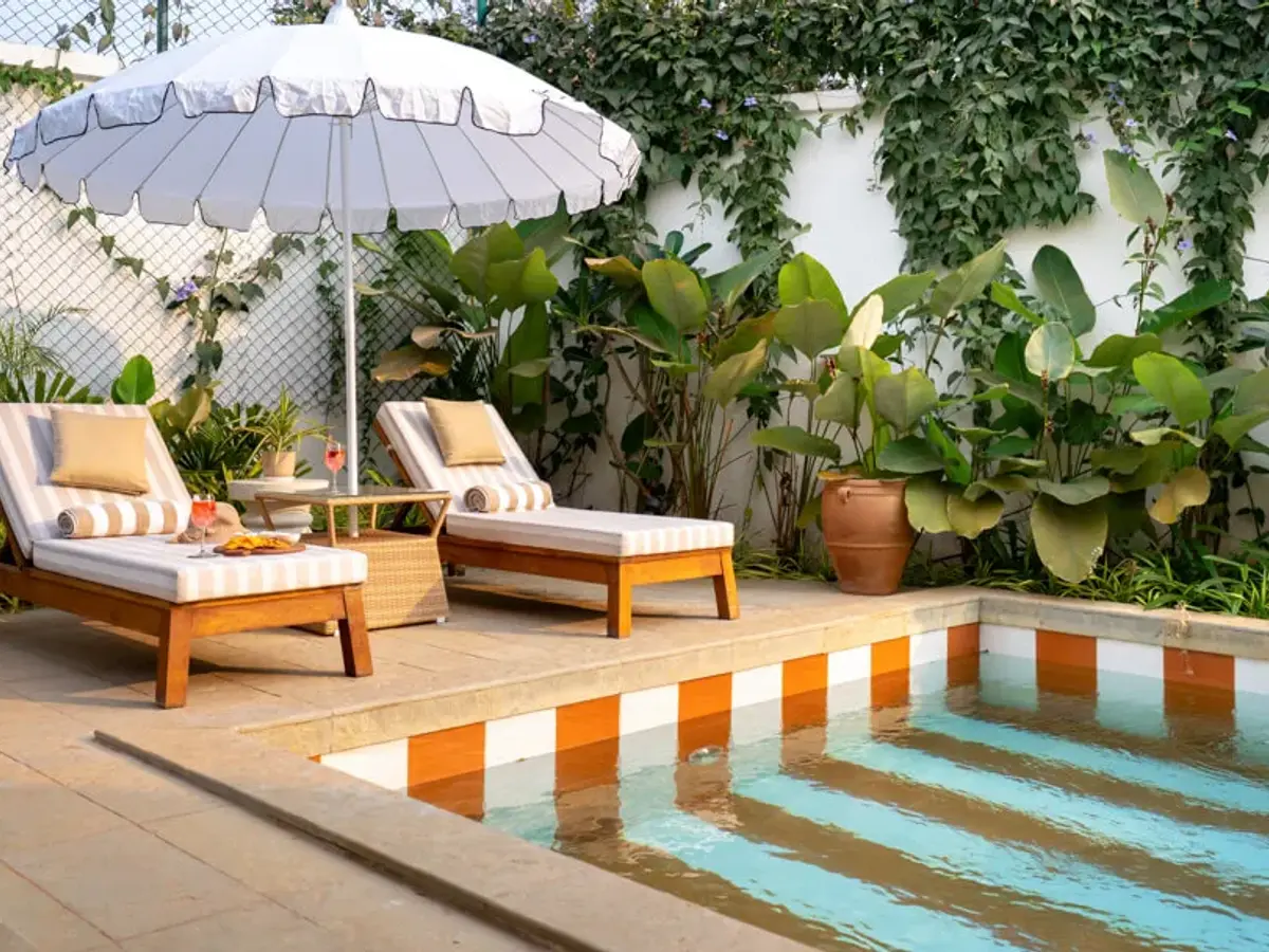 Poolside Lounging | Mila Villa 6, Goa by Lohono Stays