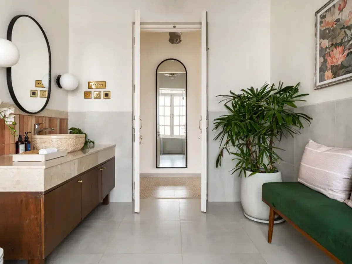 Luxury Bathroom | Mila Villa 6, Goa by Lohono Stays