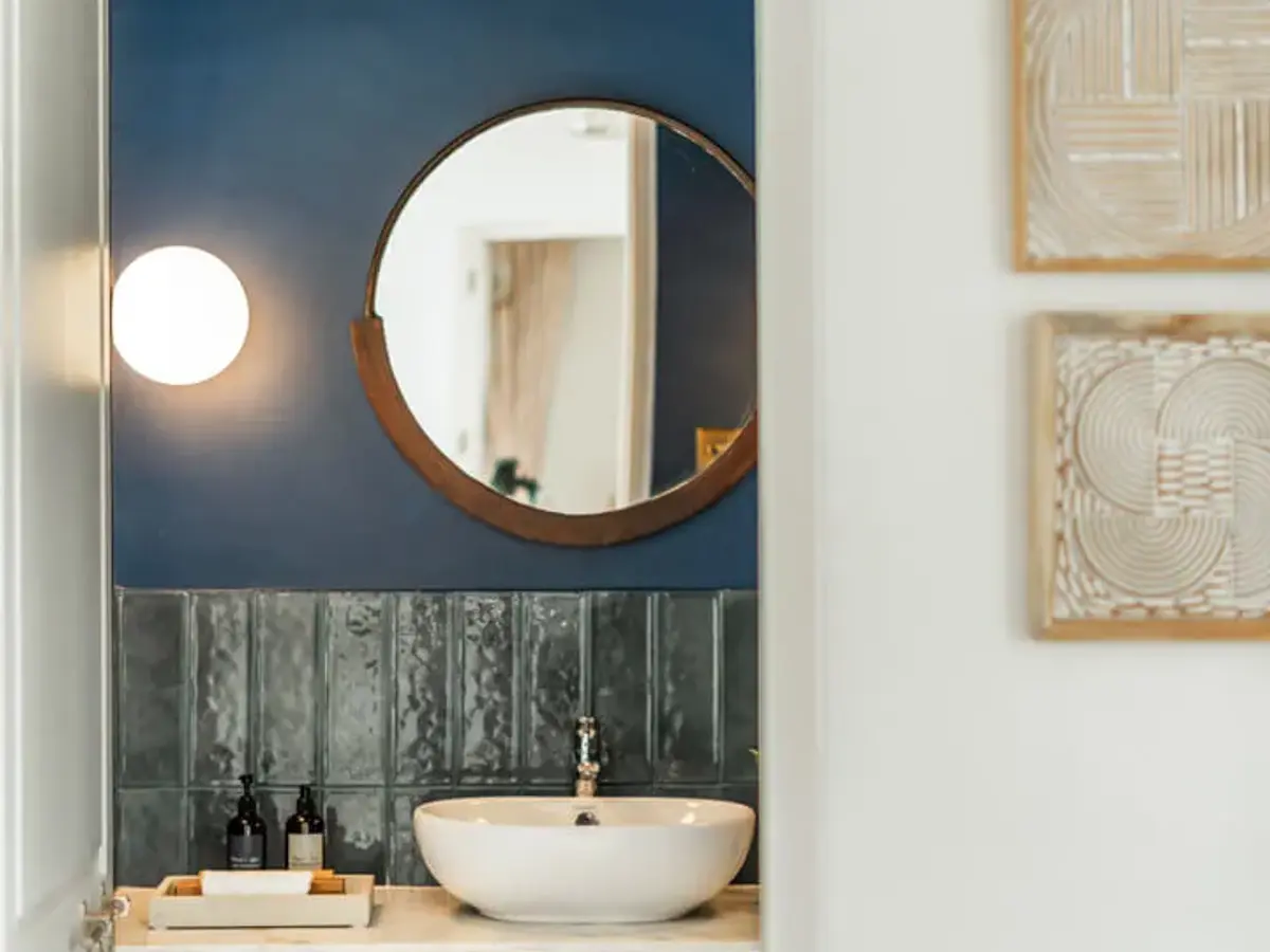 Powder Bathroom | Mila Villa 6, Goa by Lohono Stays