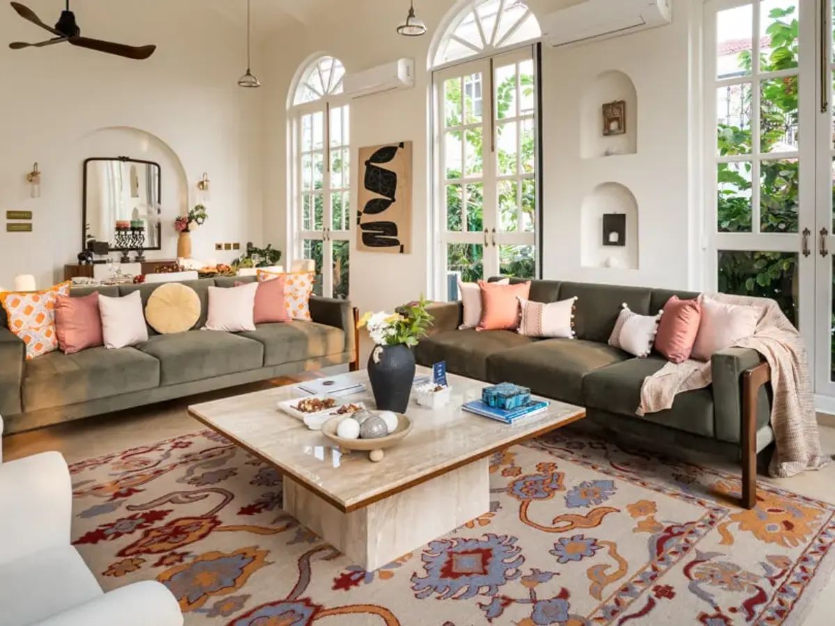 Living & Dining Area | Mila Villa 6, Goa by Lohono Stays