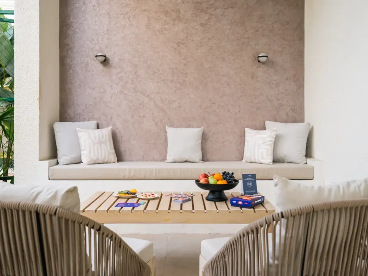 Poolside Seating Area | Moira Villa 4