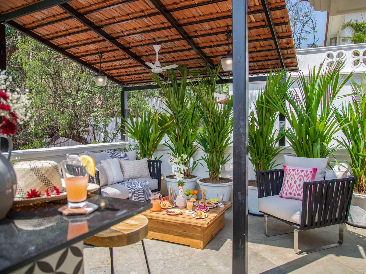 Monforte Villa E – Terrace Seating Area