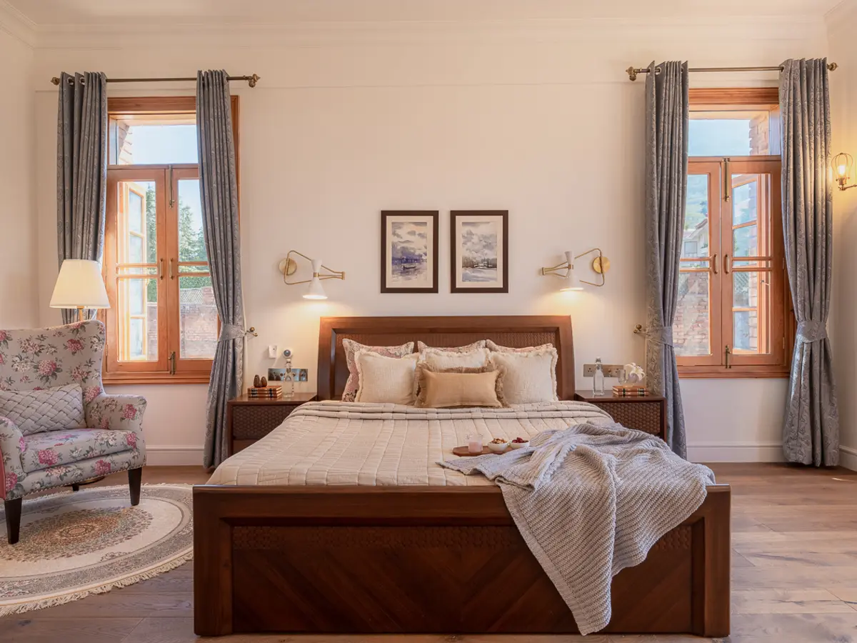 Bedroom | Ground Floor - Noor, Srinagar by Lohono