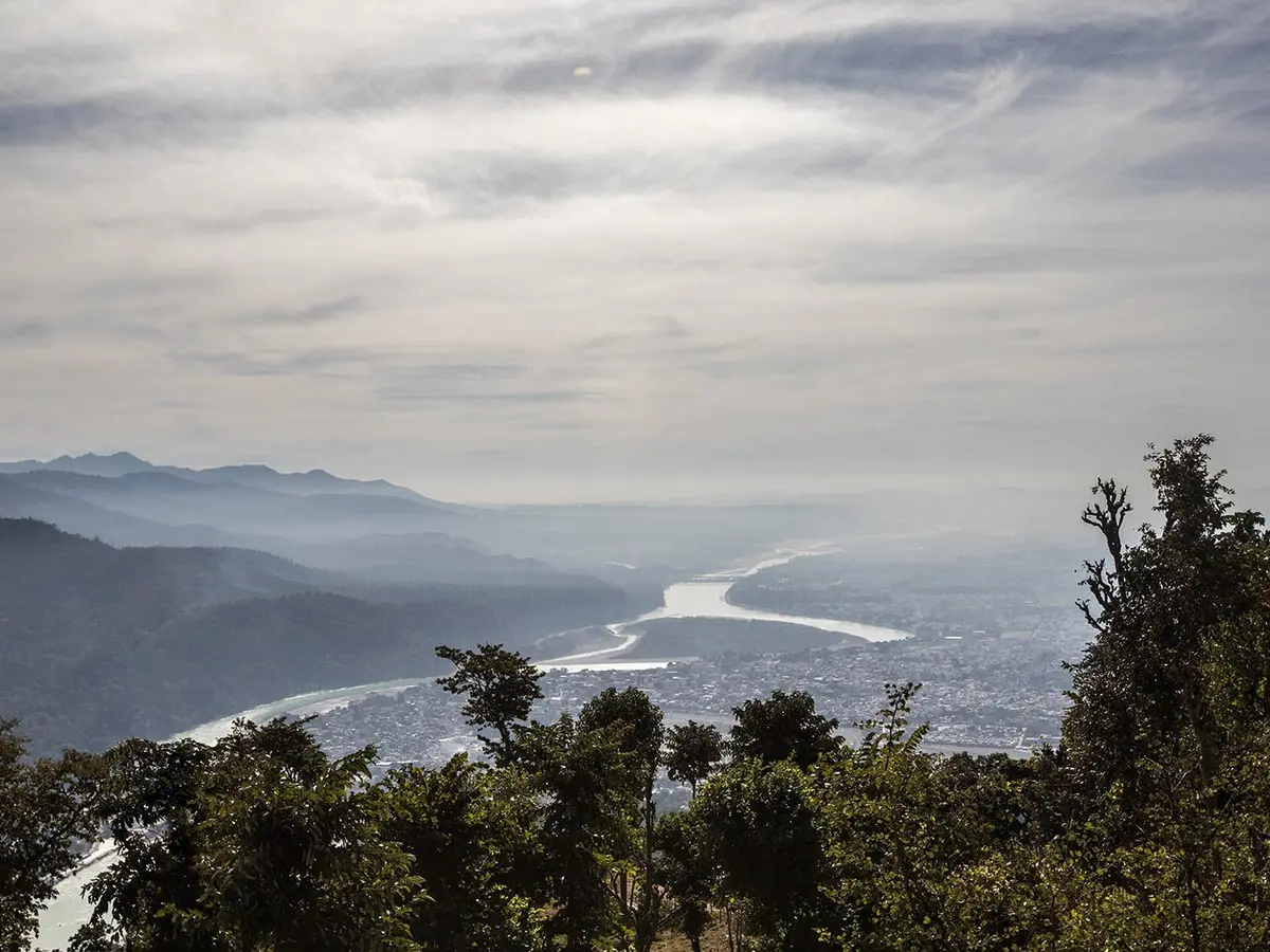 Amayaah - Rajasi Villa - Ganges Rishikesh Late Evening View
