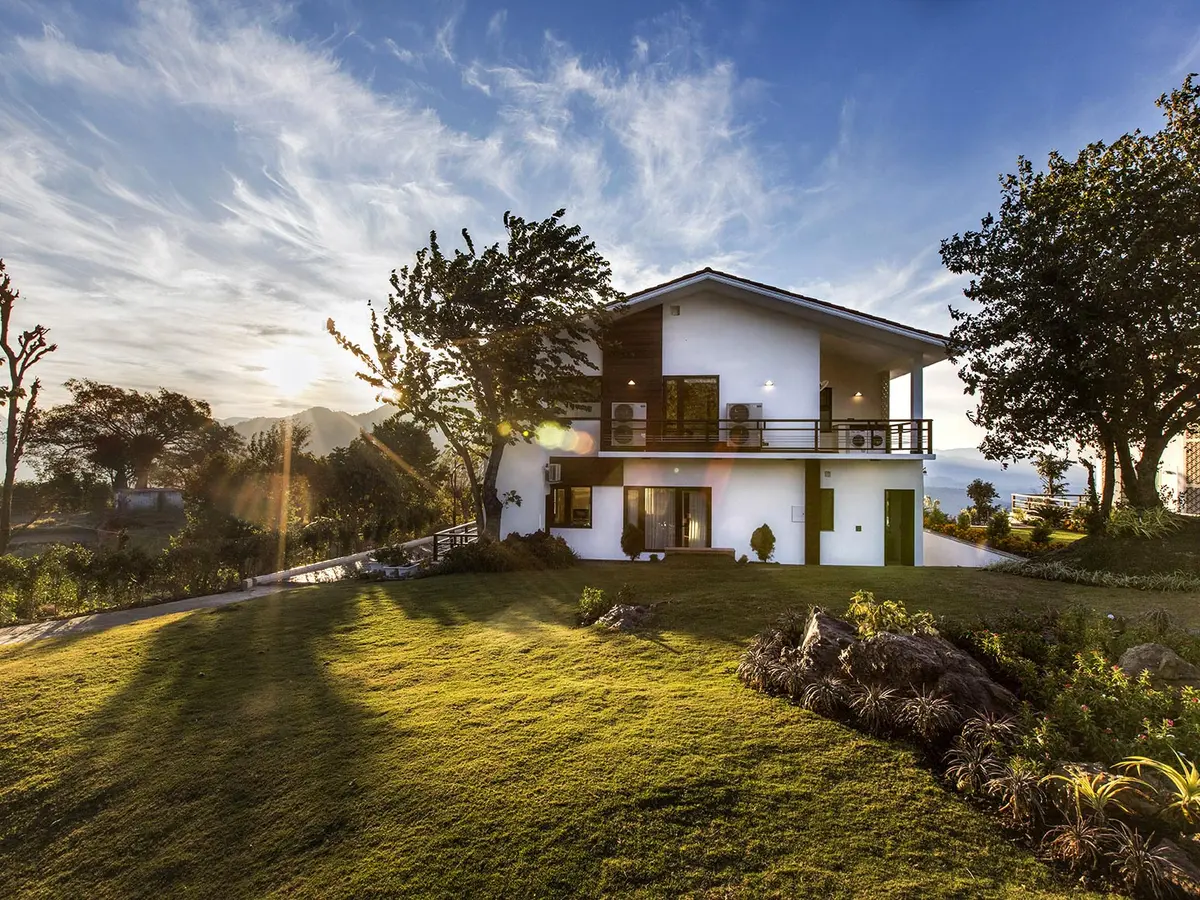 Amayaah - Rajasi Villa Back Side Lawn