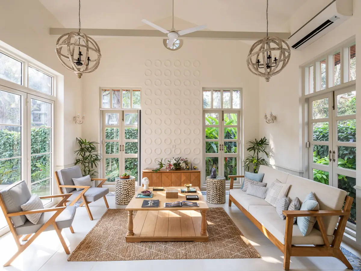 Private Living Area - Regato C Villa in Goa | Lohono Stays