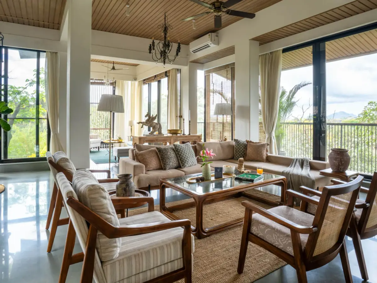 Living Area | Rigveda Villa | Lonavala
