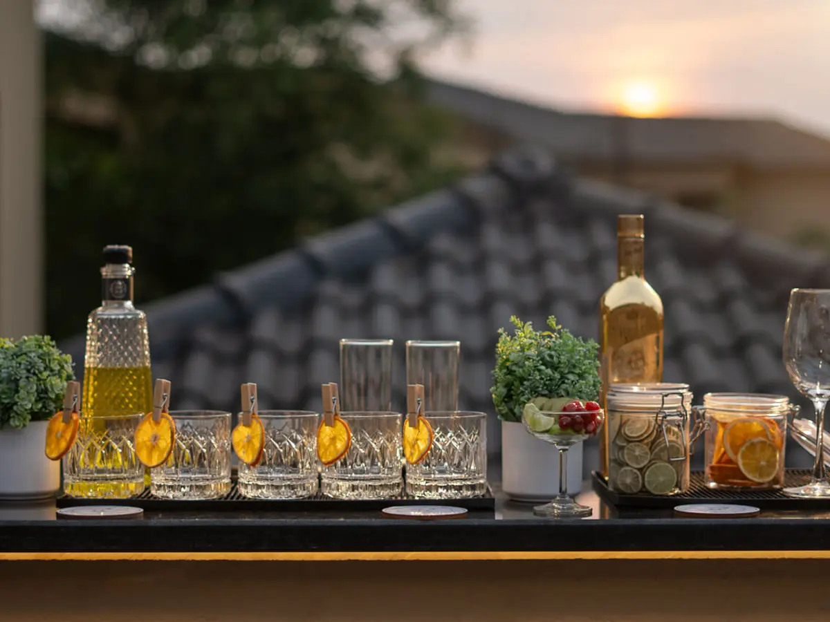 Terrace Bar | Sacri Borod Hill 4 by Lohono Stays 