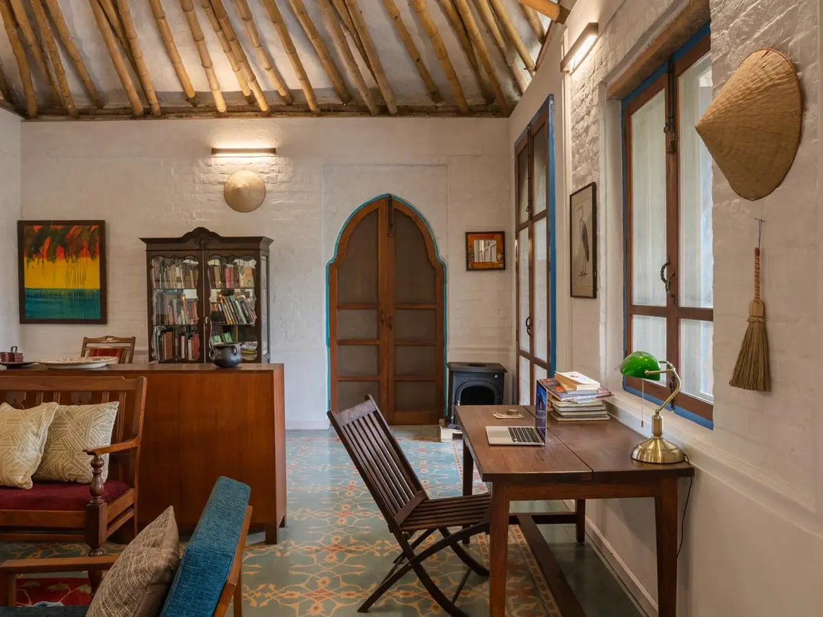Bamboo House - Living area view