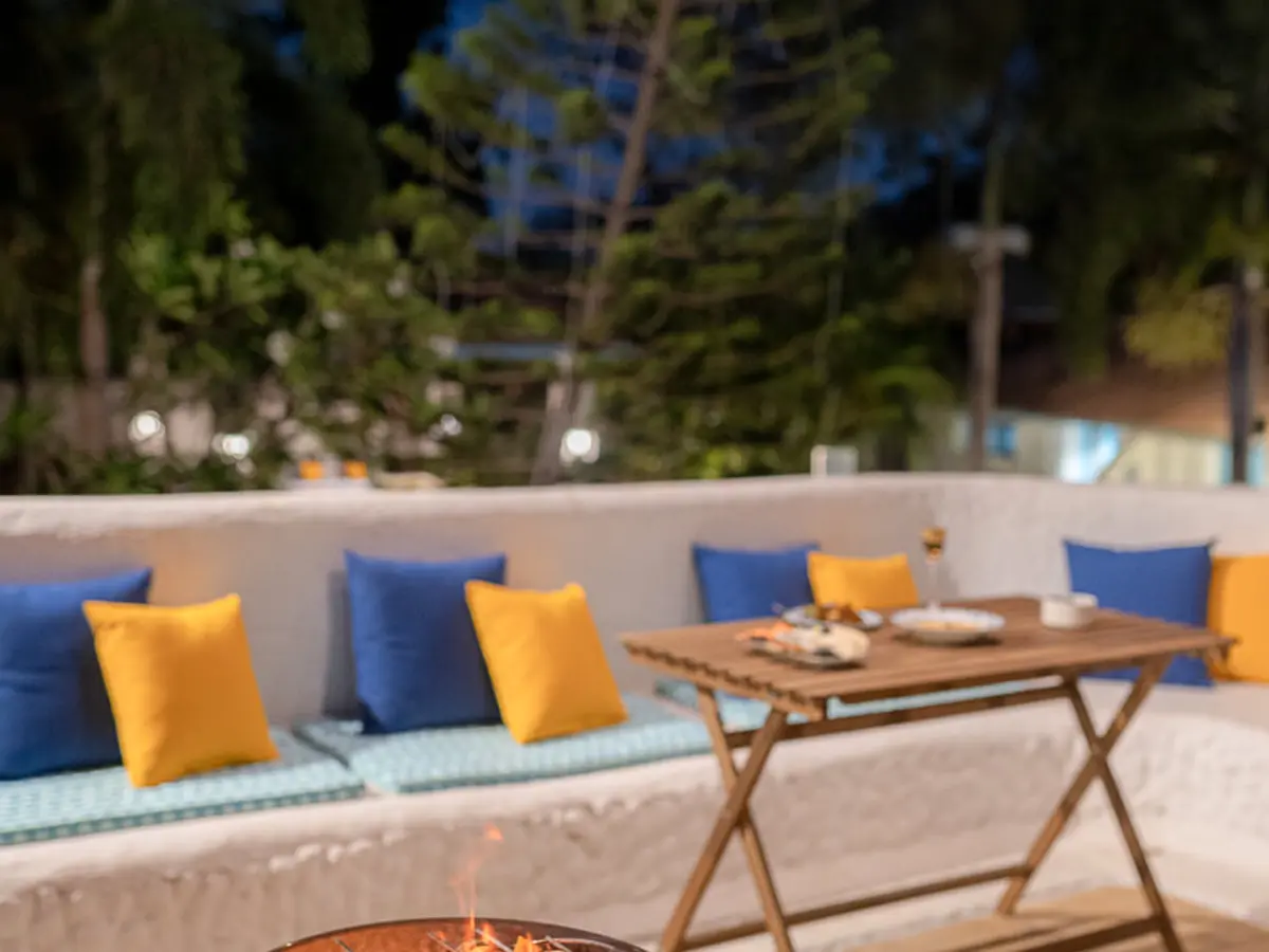 Barbecue Area | Villa Santorini in Alibaug