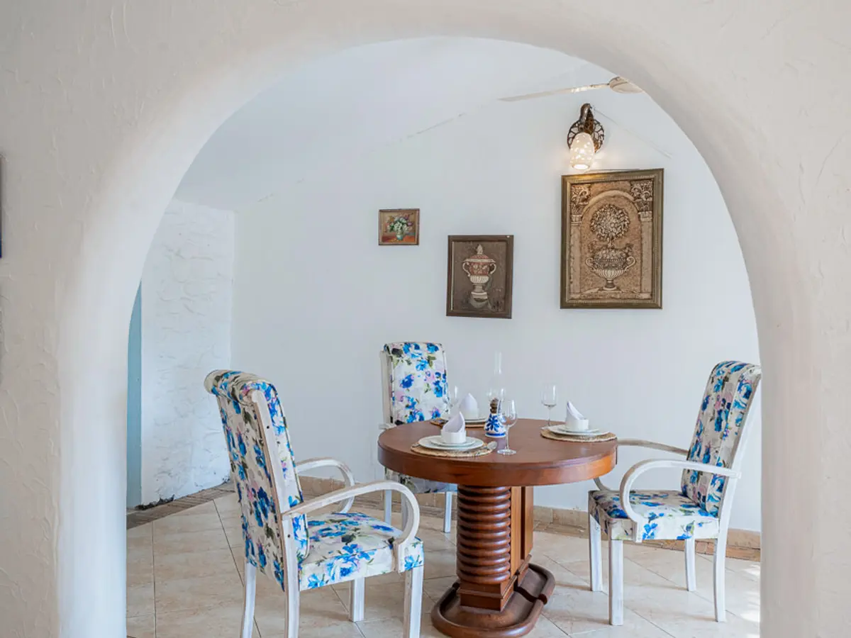 Dining area | Villa Santorini in Alibaug