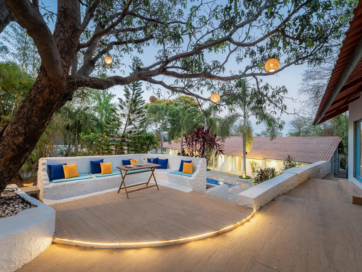 Outdoor Seating | Villa Santorini in Alibaug